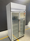 TMF1000N-AC 2 Glass Door Display or Storage Freezer with Lit Sign