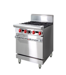 American Range - AAR.4B - 24" Oven Range & 4 Open Burners