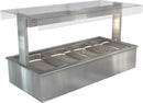 Cossiga Linear Series Bain Marie Full Square Glass - LSBM4-FS