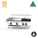 Goldstein PFB24G2 - Griddle & 2 Burner Gas Cooktop