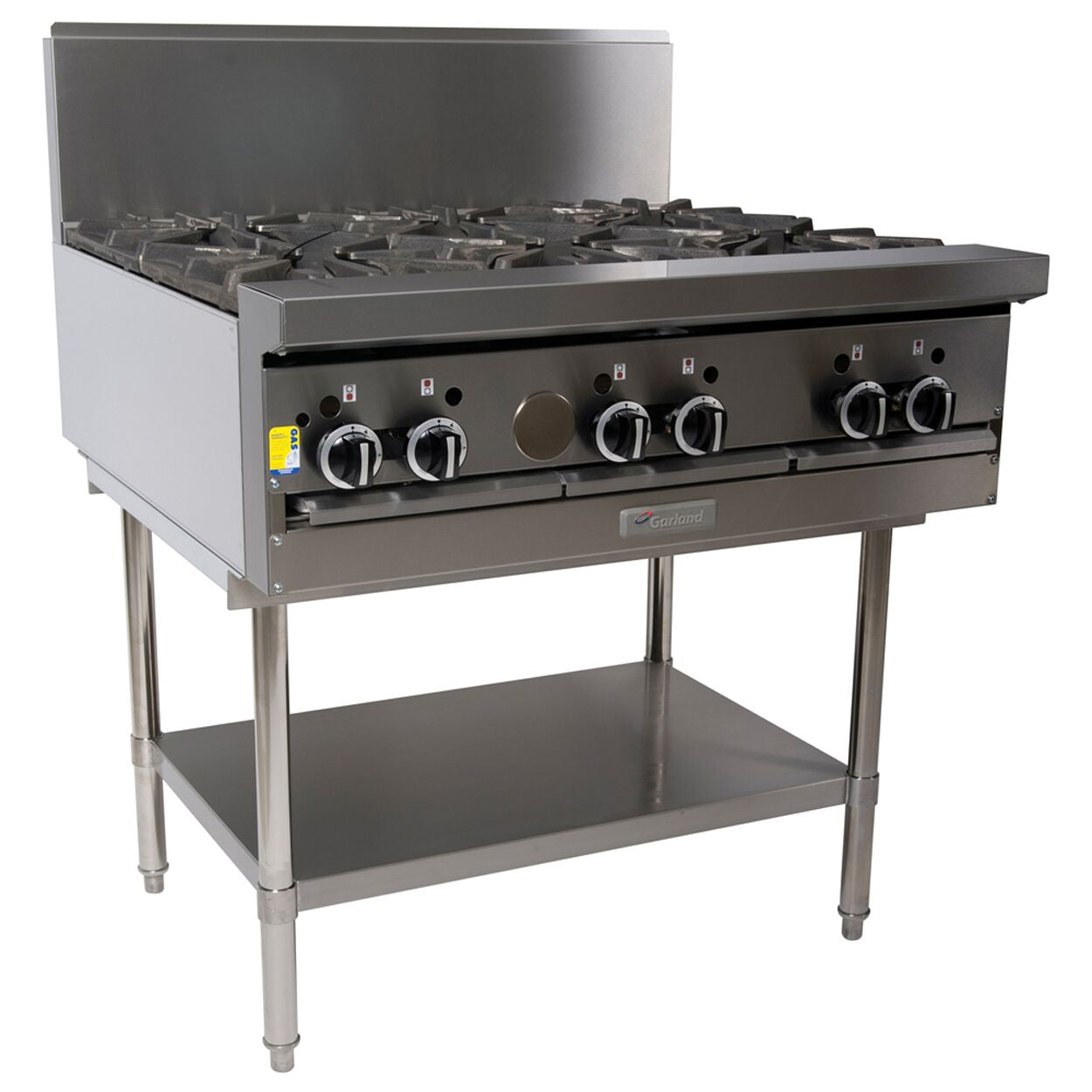 Garland 900mm WIDE RESTAURANT SERIES6 BURNER MODULAR TOP NG LP