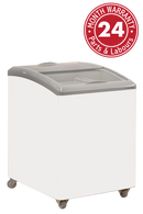 Exquisite SD151 Curved Glass Display Chest Freezers - 151L