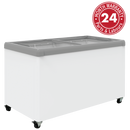 Exquisite - SD450 - Flat Glass Display Chest Freezers - 390L
