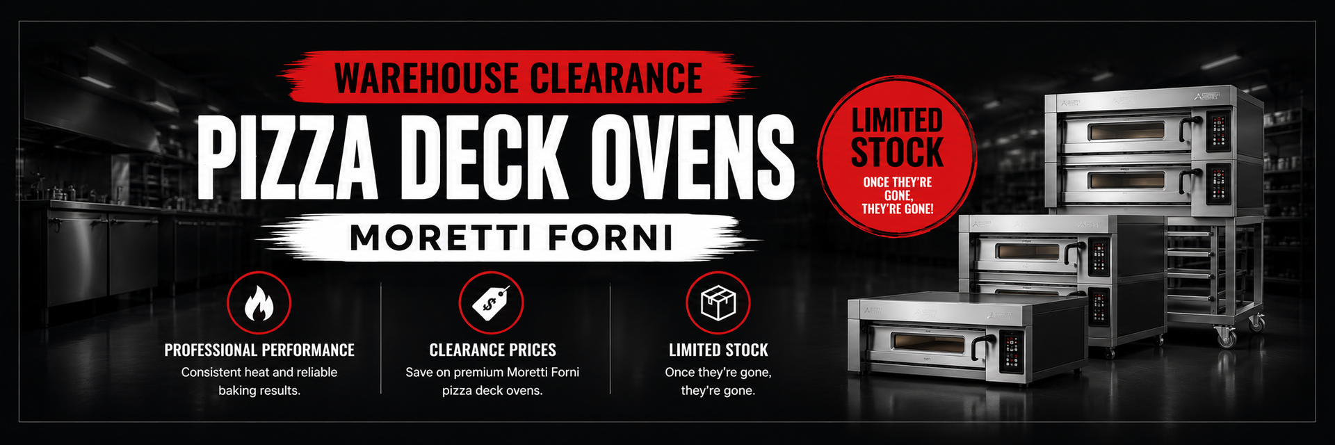 Warehouse Clearance: Pizza Deck Ovens