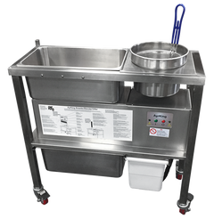 Ayrking Breading Tables with Integrated Breading Sifter System