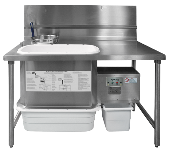 Ayr King AYBreadE - BBS-U-4830-BPC Single Breading Table Inc Casters