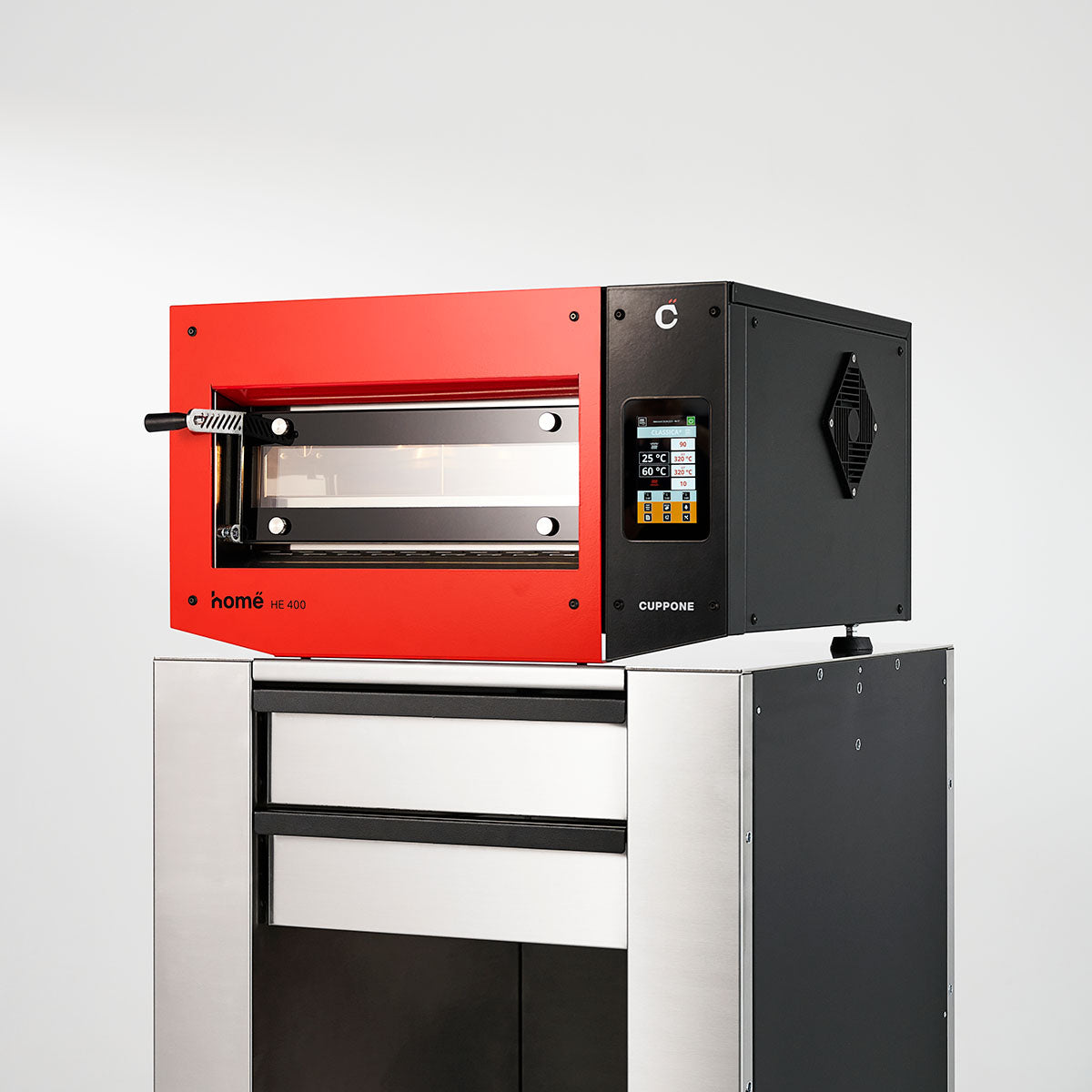 Cuppone - HE400TS - Electric Refractory Stone Base Compact Pizza Oven
