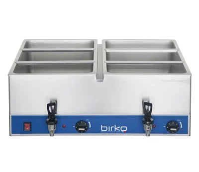 Birko 1110100 Bain Marie-Double Tap No Pans