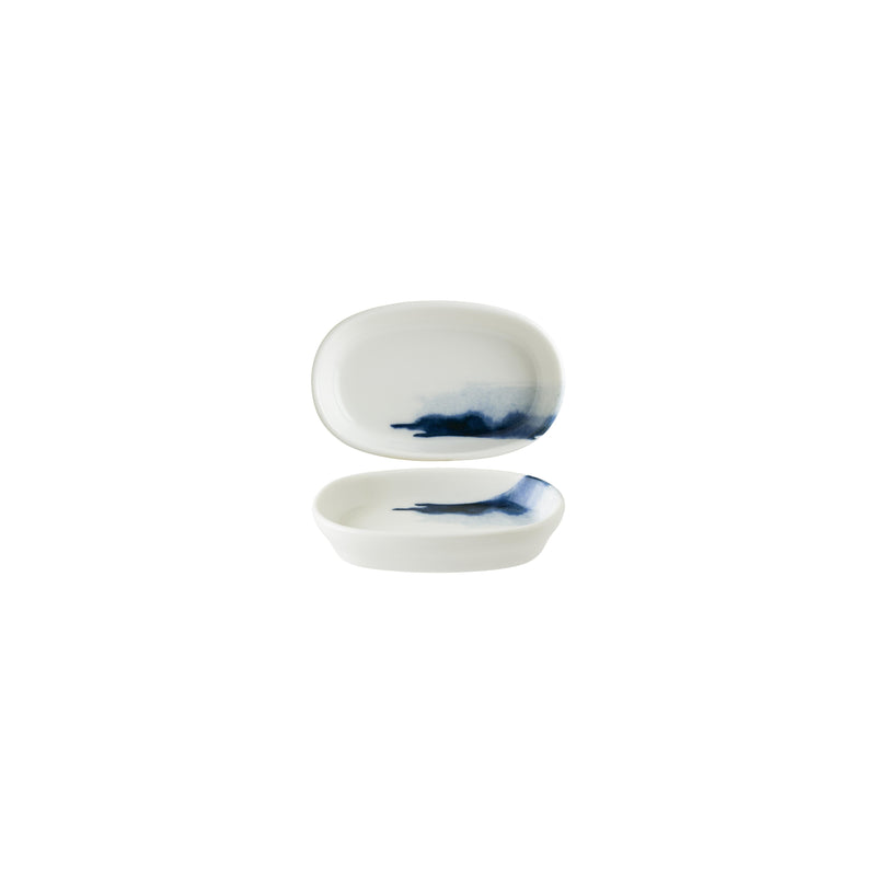 Bonna - Blue Wave Hygge Oval Dish - 10cm - Set of 12