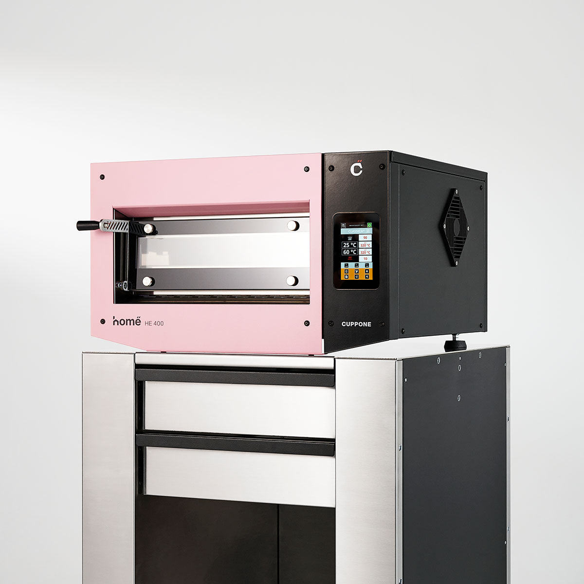 Cuppone - HE400TM - Electric Refractory Stone Base Compact Pizza Oven