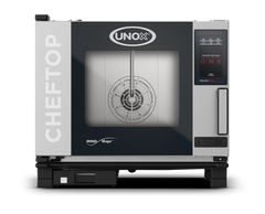 UNOX XEVC-0511-E1LM-LP CHEFTOP MIND.Maps PLUS LP Combi Steamer 7 Tray GN 1/1 Electric Low Power Hinged Right