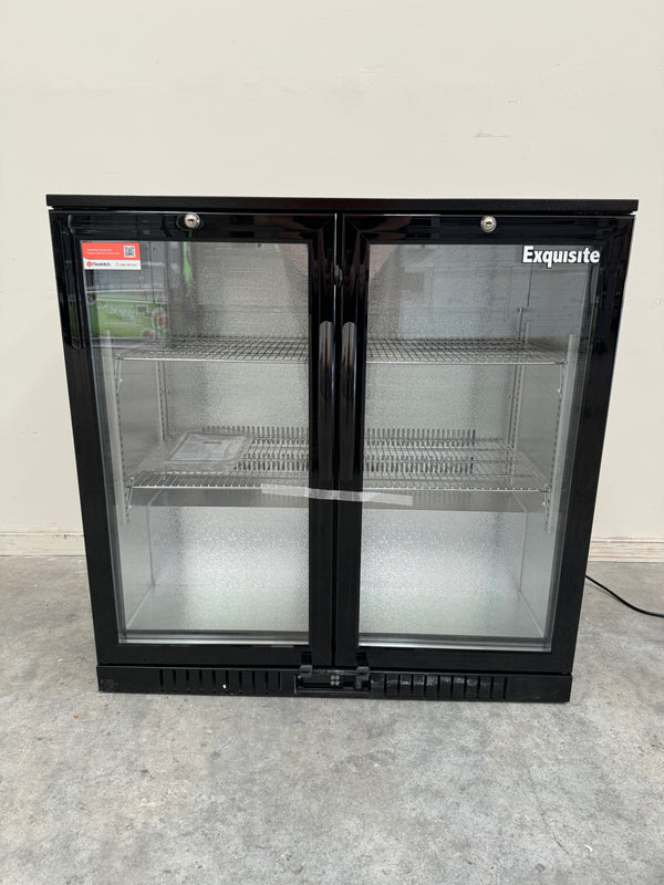 Exquisite UBC210 Two Swing Doors Backbar Display Refrigerators