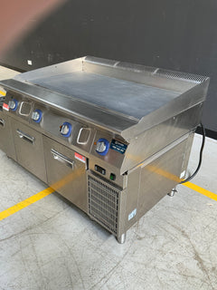 Electrolux / Zanussi Professional - 391404 + E392601 - Fry Top & Refrigerated Base Package