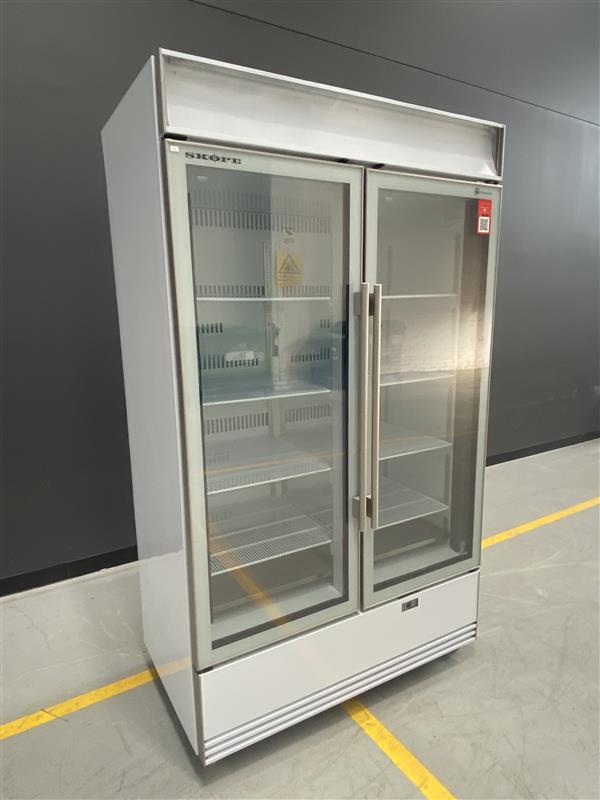 SKOPE -  BME1200N-AC - Two door chiller ActiveCore SELF CONTAINED LIT SIGN