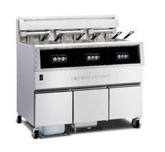 Henny Penny OFE514 - Four Well (Full) F5 Low Oil Volume Touch Screen Fryer