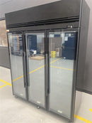 Skope - VF1500X - 3 Glass Door Top Mount Freezer