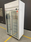 TMF1000N-AC 2 Glass Door Display or Storage Freezer with Lit Sign