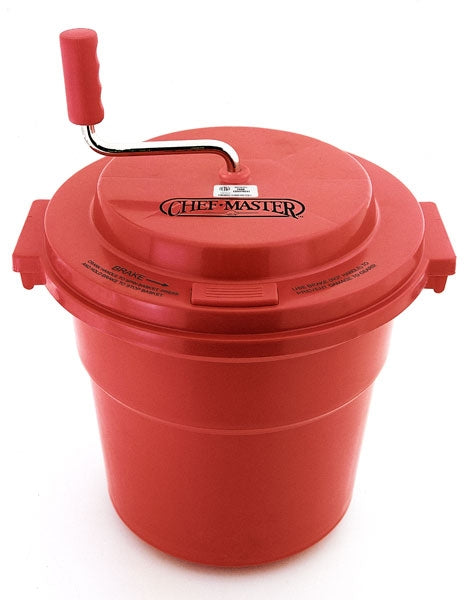 Chef Master 19L Commercial Salad Spinner With Brake