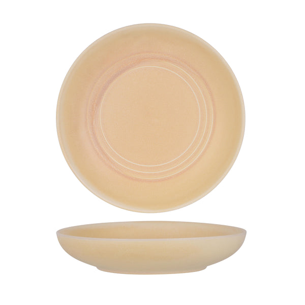 Tablekraft - Urban Loft Round Serve Bowl - Sandstone - 27cm - Set of 2
