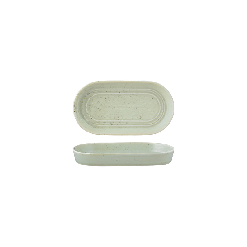 Tablekraft - Urban Loft Oval Platter - Pistachio - 18cm - Set of 4