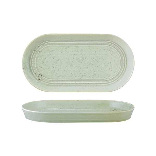 Tablekraft - Urban Loft Oval Platter - Pistachio - 30.5cm - Set of 3