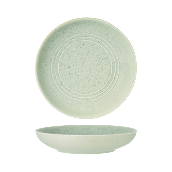 Tablekraft - Urban Loft Round Serve Bowl - Pistachio - 27cm - Set of 2