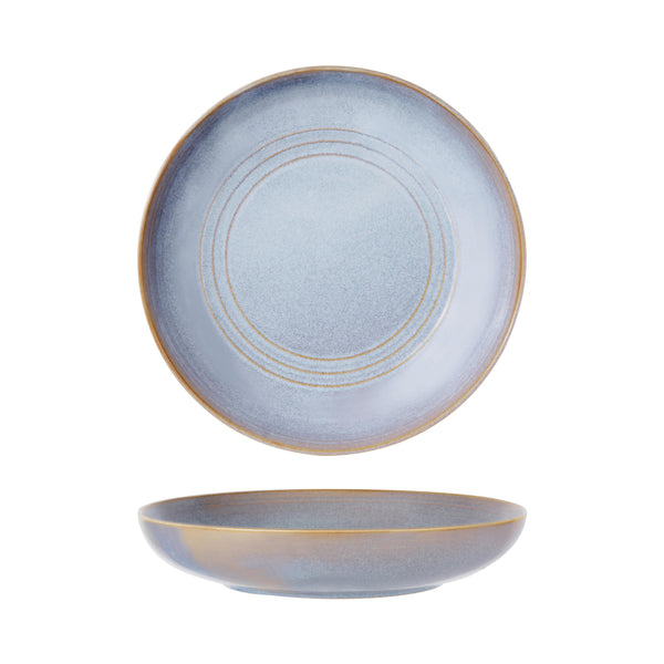 Tablekraft - Urban Loft Round Serve Bowl - Azure Blue - 27cm - Set of 8
