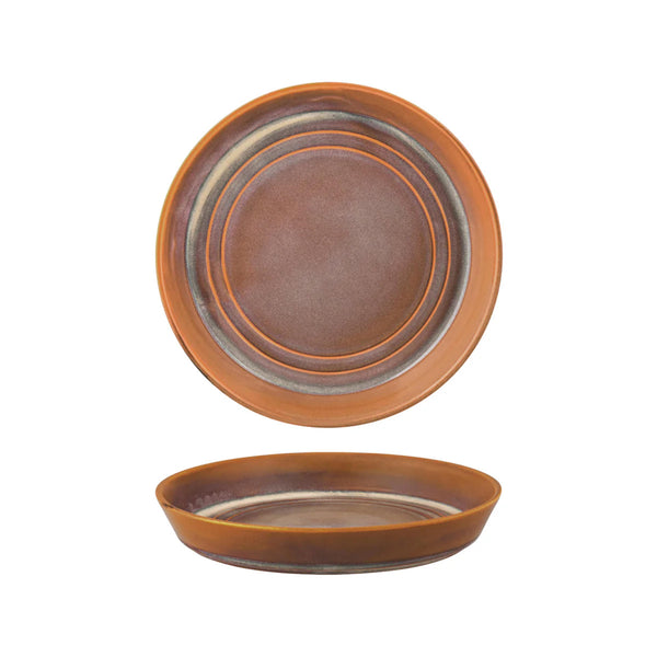 Tablekraft - Urban Loft Round Flared Bowl - Auburn - 22.5cm - Set of 3