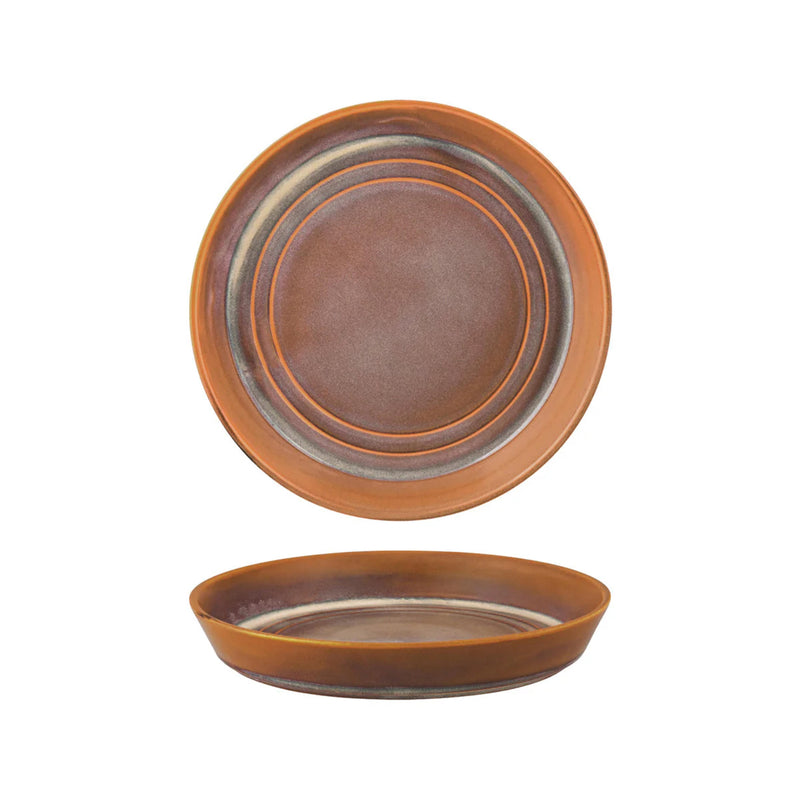 Tablekraft - Urban Loft Round Flared Bowl - Auburn - 22.5cm - Set of 3