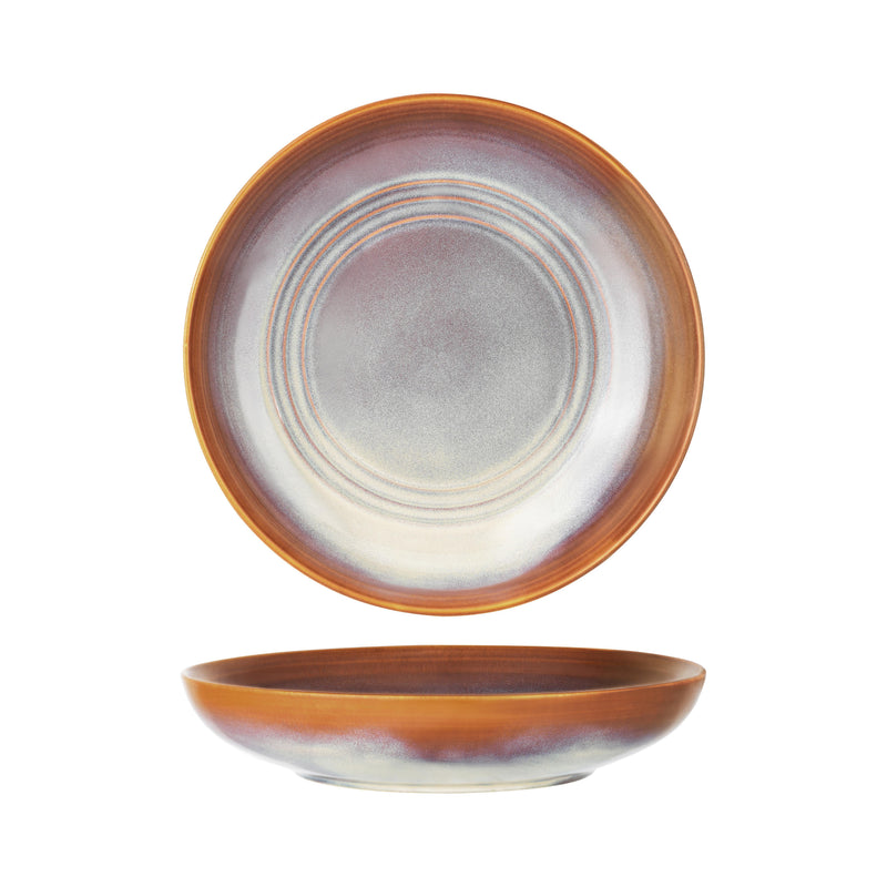 Tablekraft - Urban Loft Round Serve Bowl - Auburn - 27cm - Set of 8