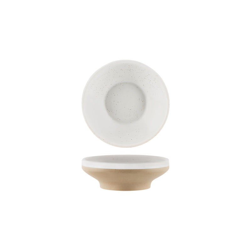 Tablekraft - Soho Round Bowl Footed - White Pebble - 15.3cm - Set of 6