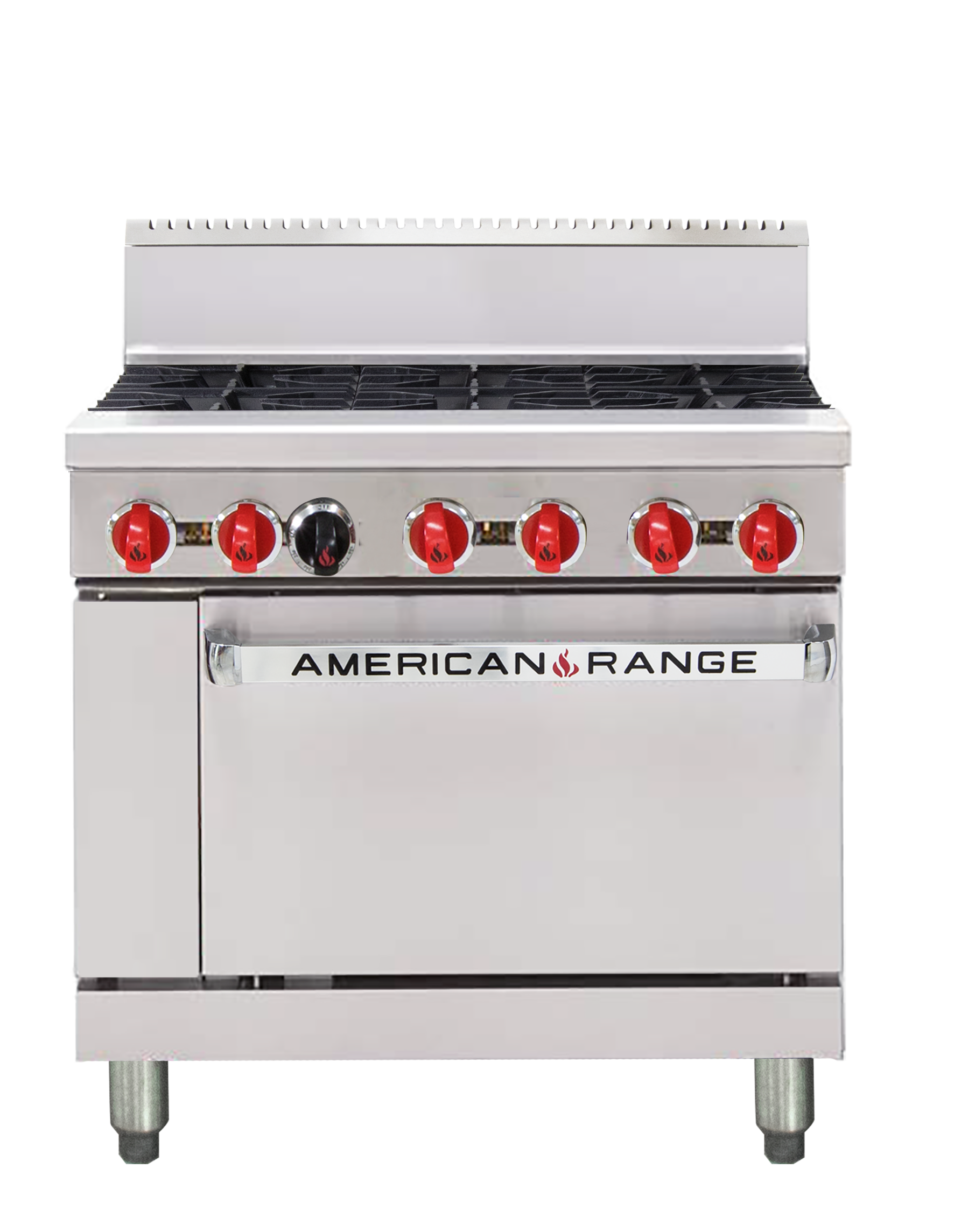 American Range AAR.5B 36" Oven Range 5 Open Burners