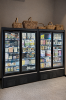 Hussmann H1TLDS-14 Self Contained Multideck Glass Door Freezer