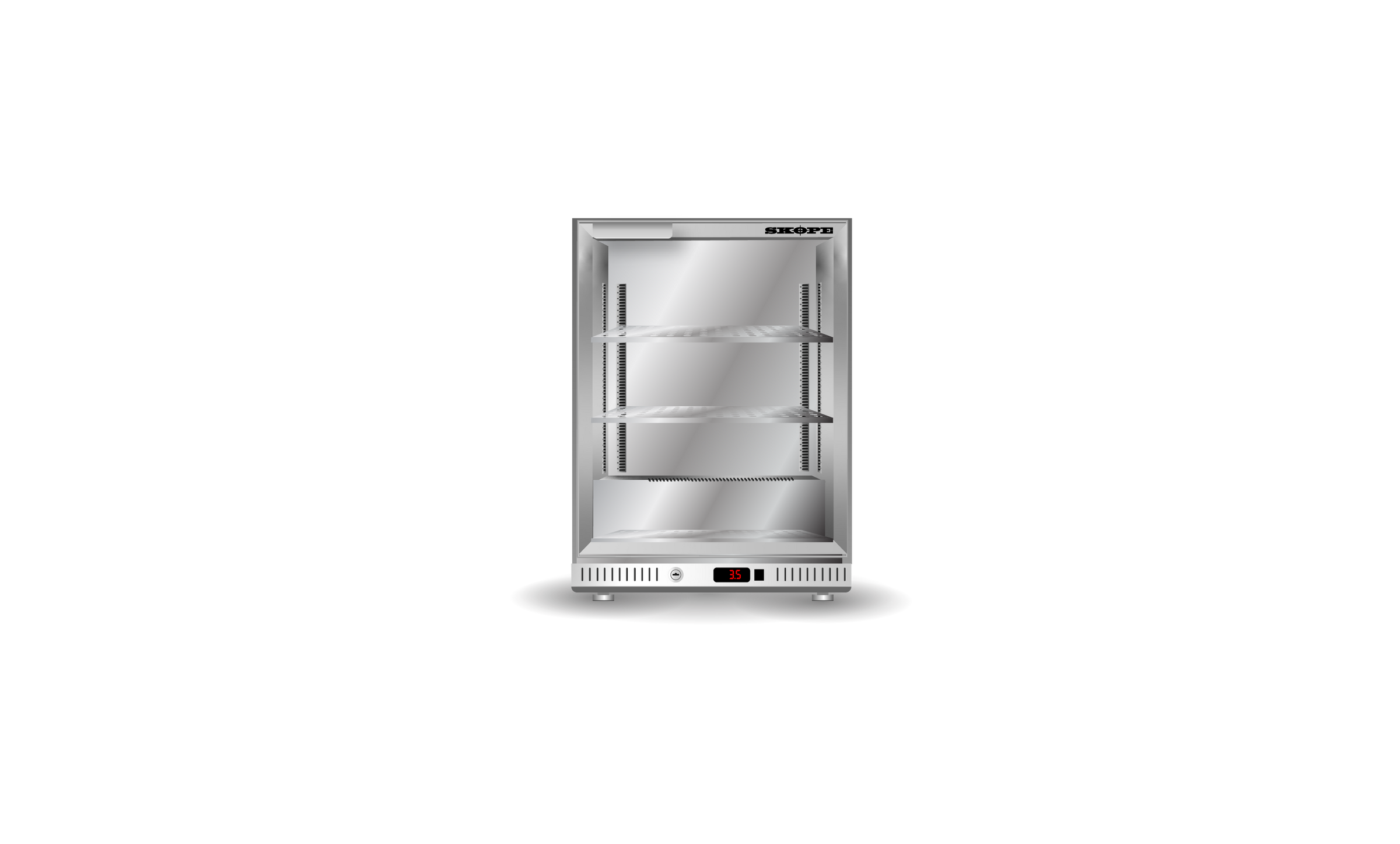 Skope - One Glass Door Bar Cooler - 88 L - BC.1.GSW