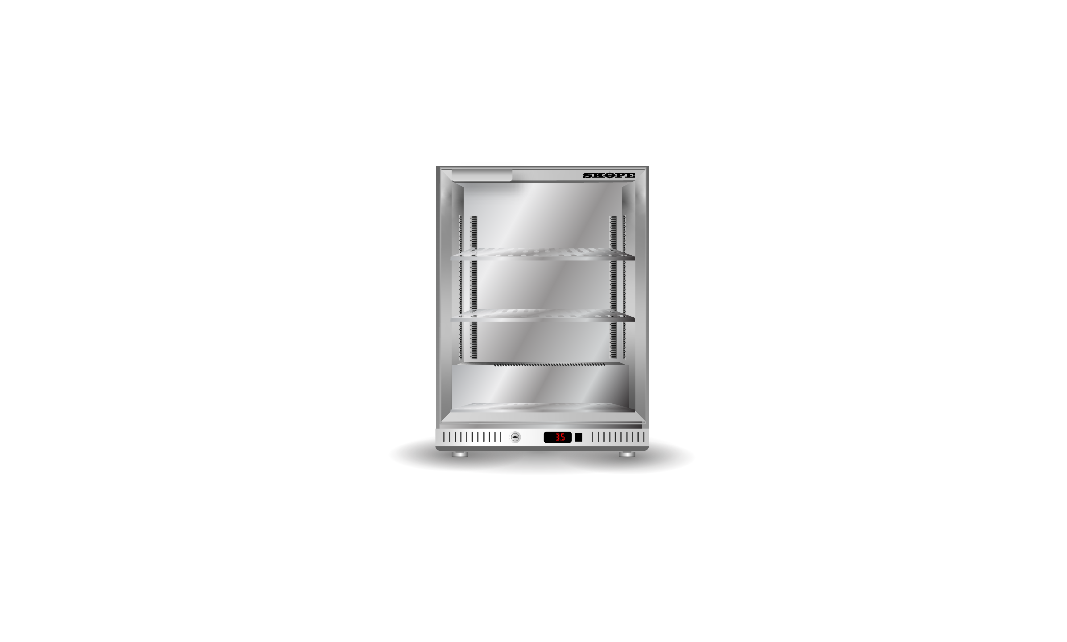 Skope - One Glass Door Bar Cooler - 88 L - BC.1.GSW