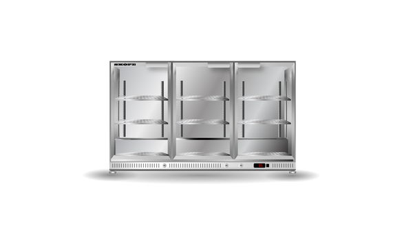 Skope - Three Glass Door Bar Cooler - 203 L - BC.3.GSW