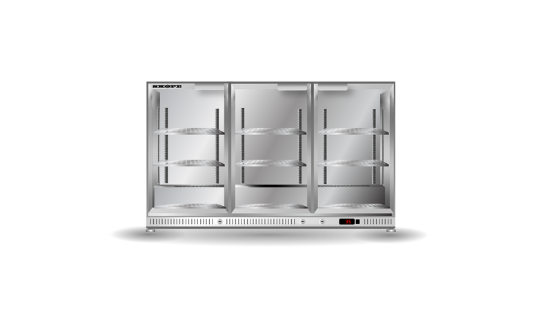 Skope - Three Glass Door Bar Cooler - 203 L - BC.3.GSW