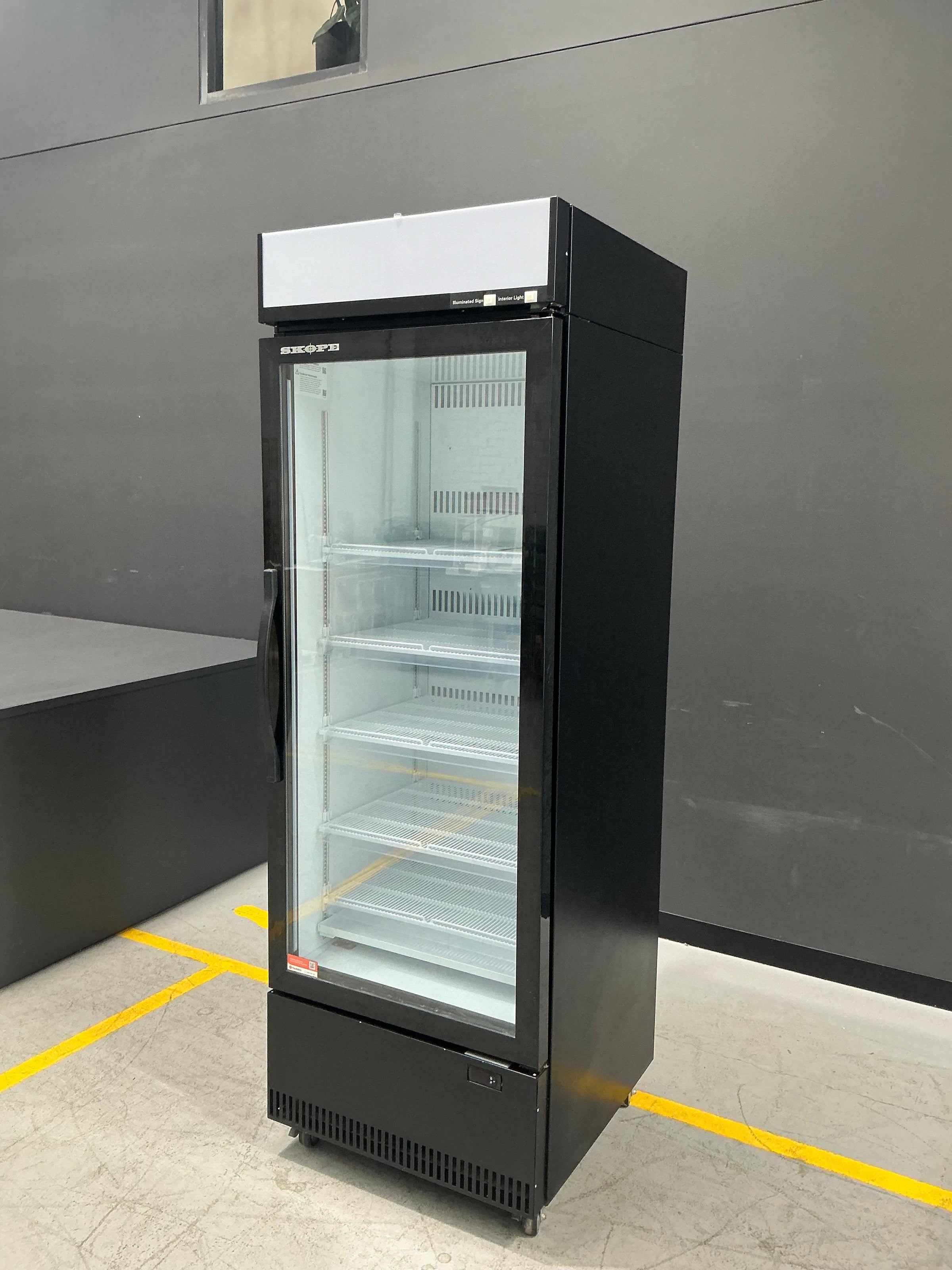 SKOPE - BCE600N - 559L Single Glass Door Fridge
