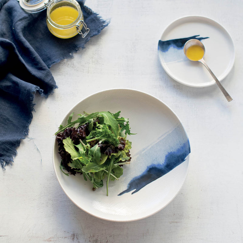 Bonna - Blue Wave Hygge Oval Platter - 34cm - Set of 6