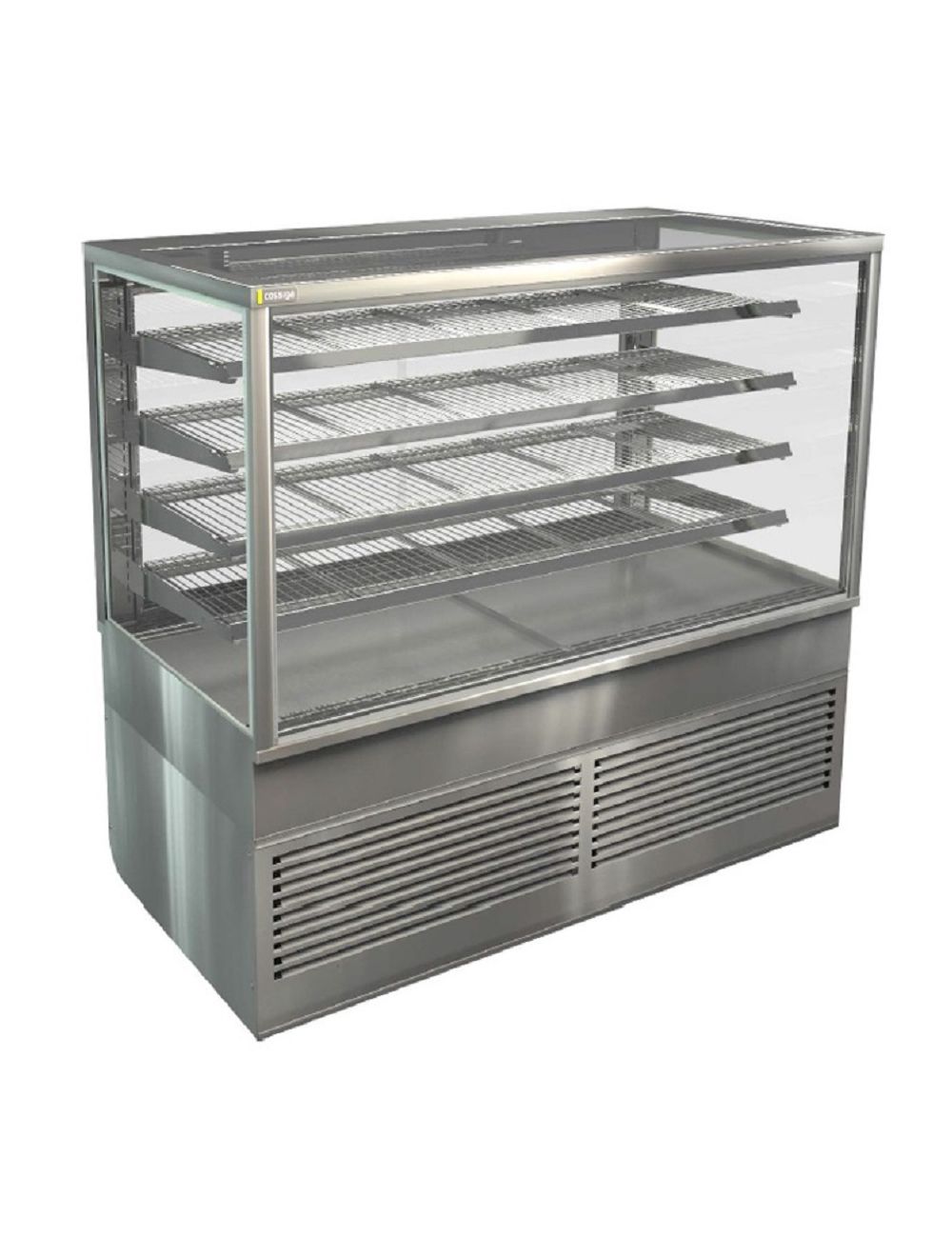 Cossiga BTGHT15-SD Tower Floor Standing Heated Food Display 1500mm Self-Serve