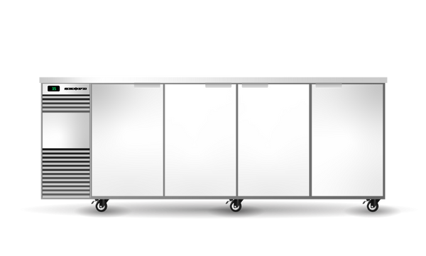 BackBar 4 Solid Swing Door Fridge