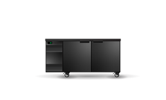 BackBar 2 Solid Swing Door CounterLine Fridge