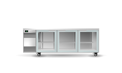 SKOPE CL.3.GSW BackBar 3 Glass Swing Doors CounterLine Fridge