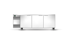 BackBar 3 Solid Swing Door CounterLine Fridge