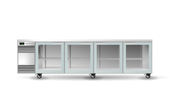 SKOPE CL.4.GSW BackBar 4 Glass Swing Doors CounterLine Fridge