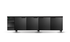 BackBar 4 Solid Swing Door CounterLine Fridge