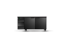 BackBar 2 Solid Swing Door SlimLine Fridge