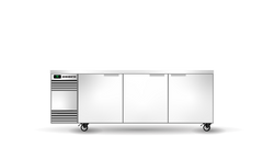 BackBar 3 Solid Swing Door SlimLine Fridge