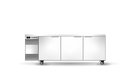 BackBar 3 Solid Swing Door SlimLine Fridge