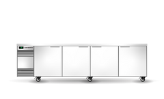 BackBar 4 Solid Swing Door SlimLine Fridge